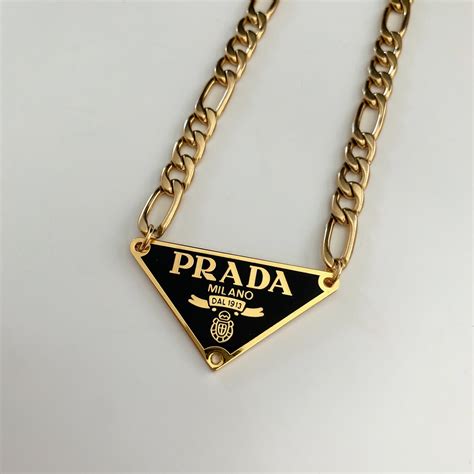 prada rose necklace|Prada necklace for boys.